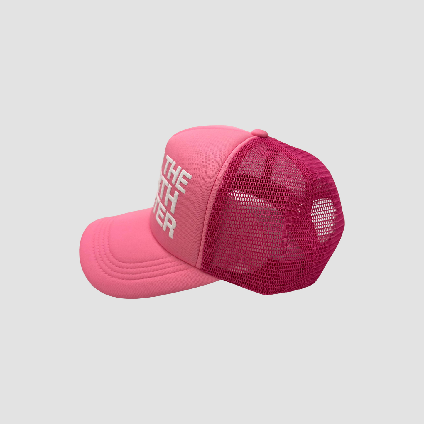 “LIT4” FOAM CAP [PINK & WHITE]