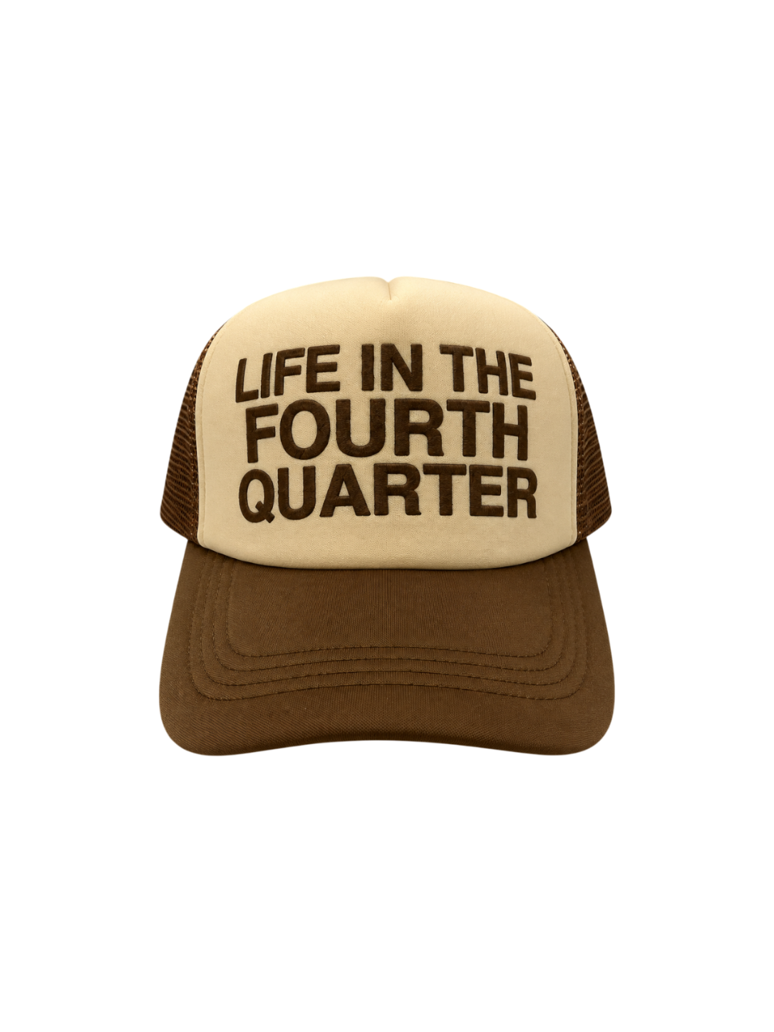 “LIT4” FOAM CAP [COFFEE]