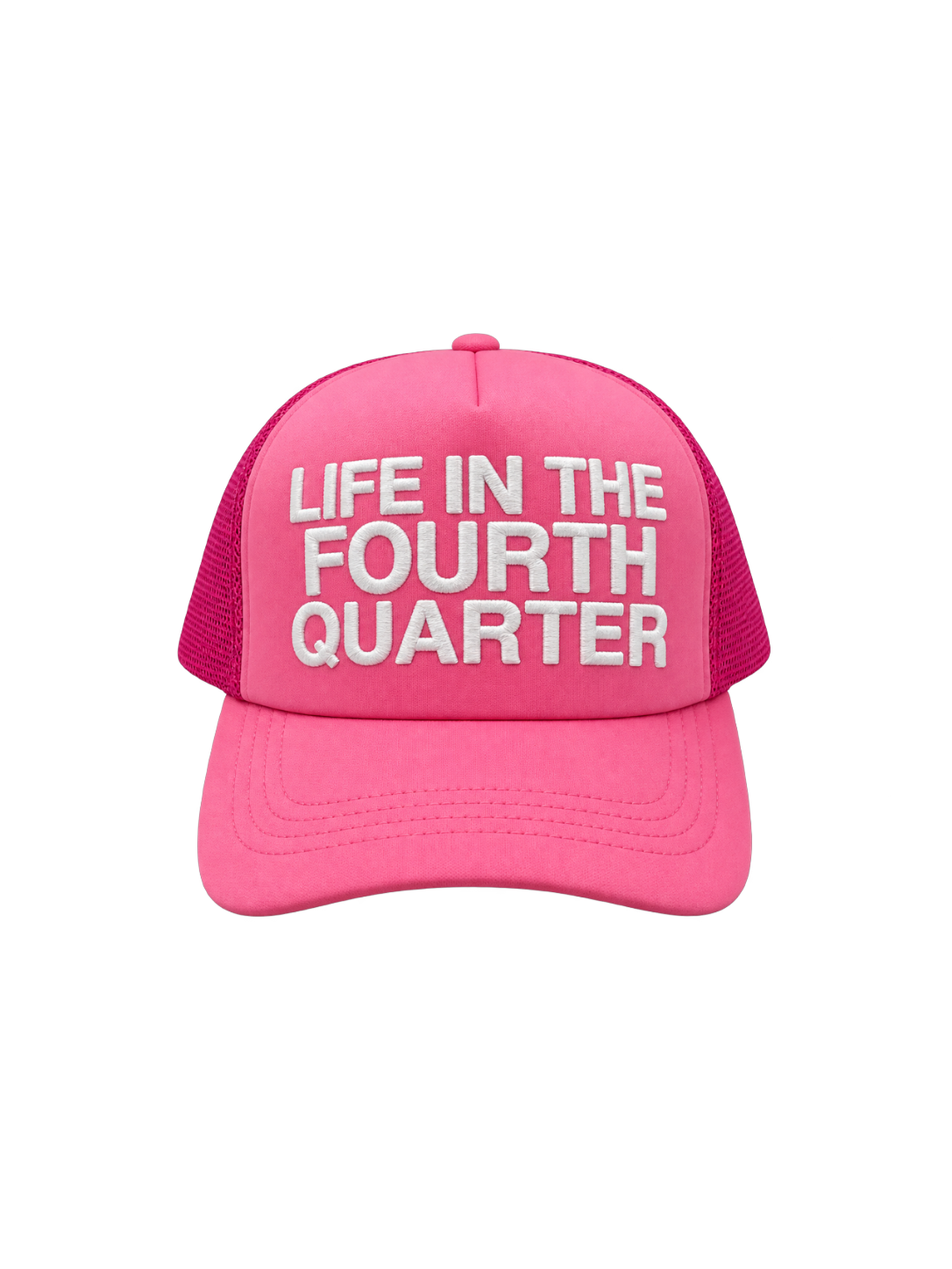 “LIT4” FOAM CAP [PINK & WHITE]