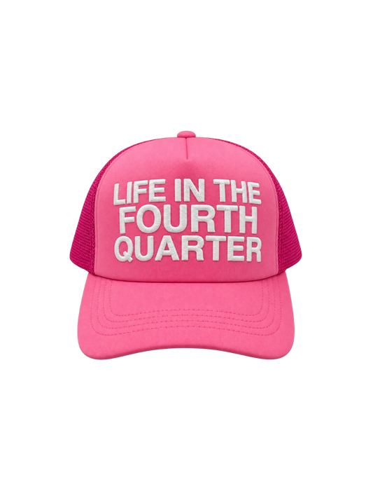 “LIT4” FOAM CAP [PINK & WHITE]