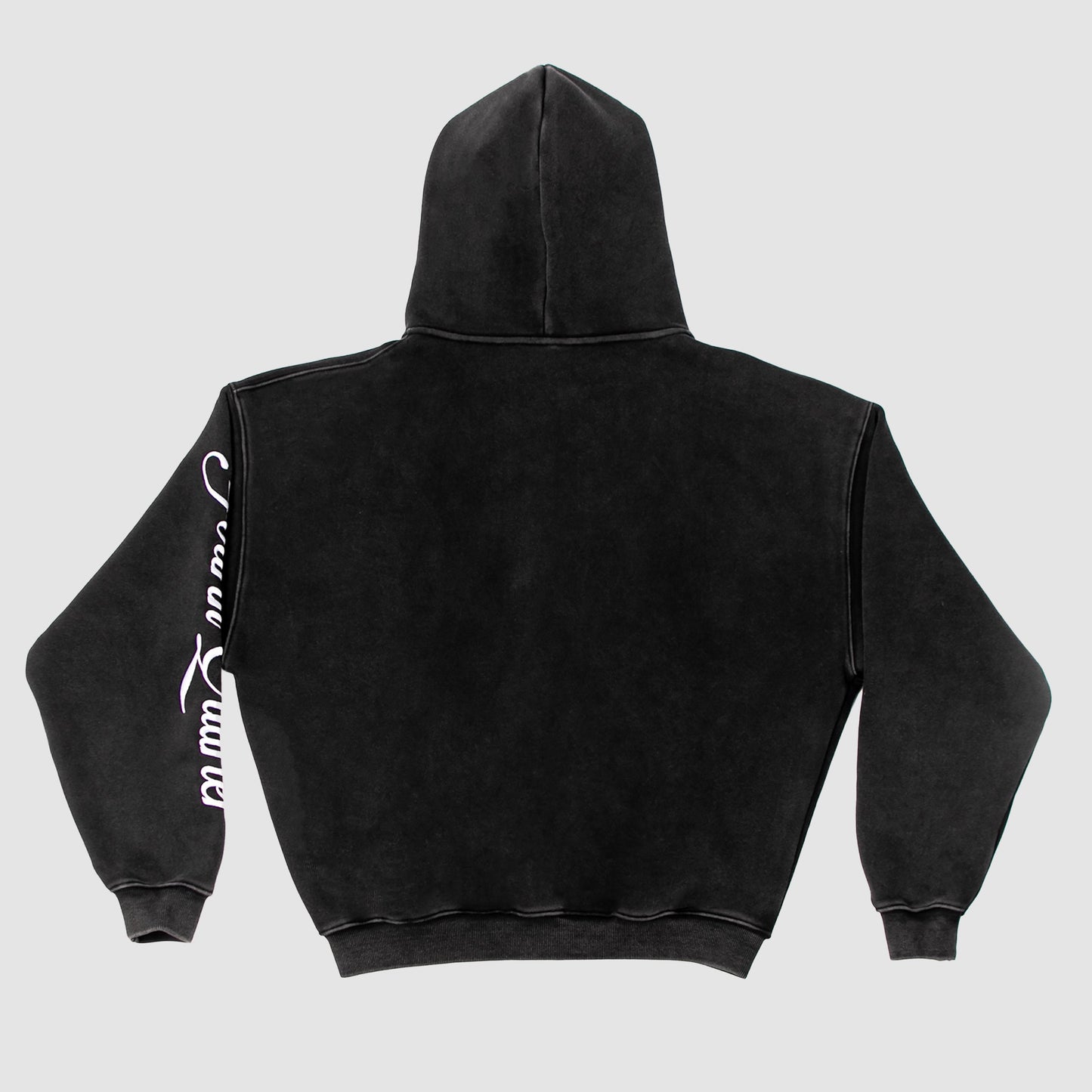 "SIGNATURE" 4TH QTR HOODIE [WASHED BLACK]