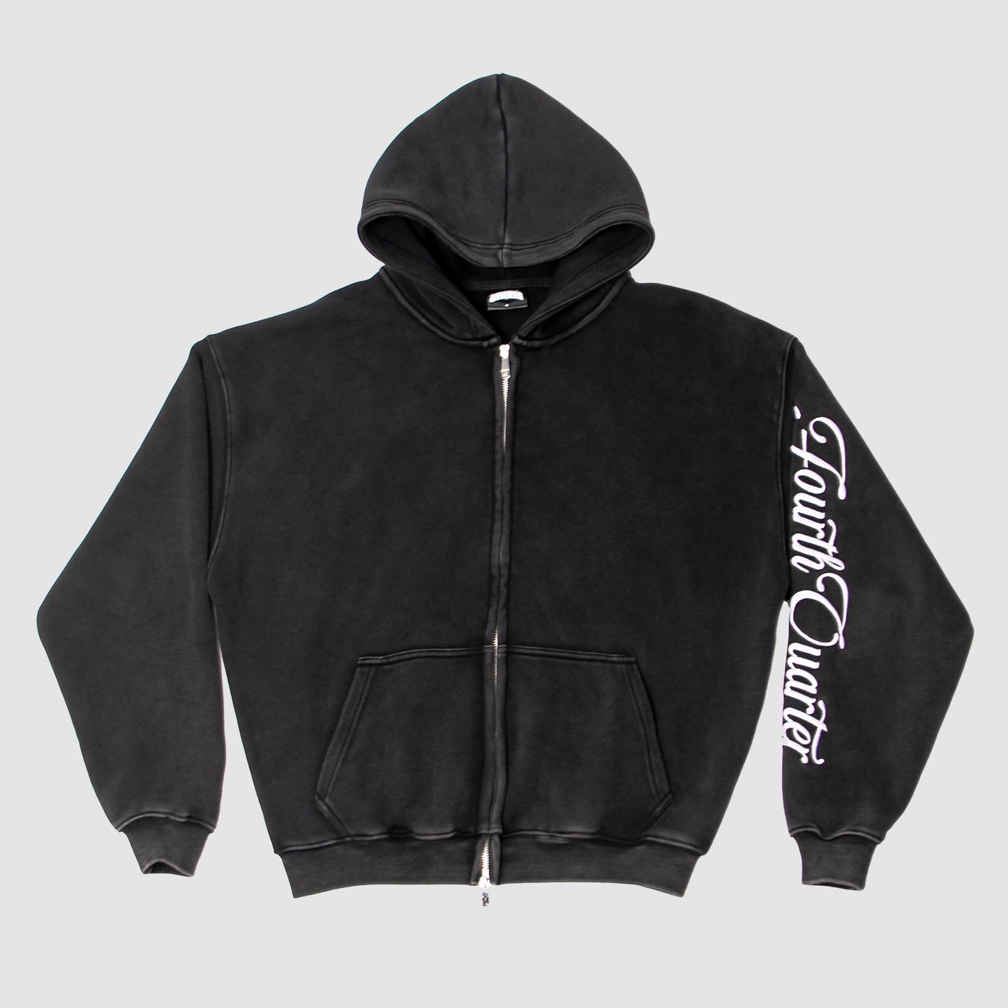 "SIGNATURE" 4TH QTR HOODIE [WASHED BLACK]
