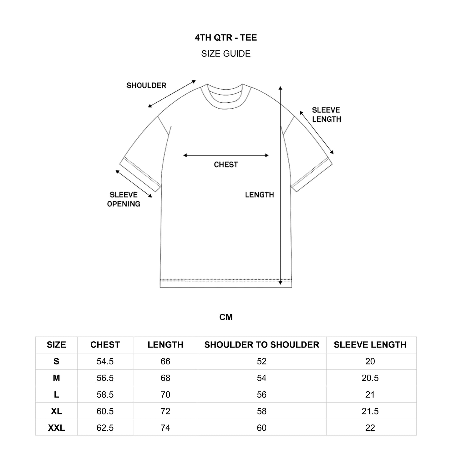 "CTP" 4TH QTR TEE [WHITE]