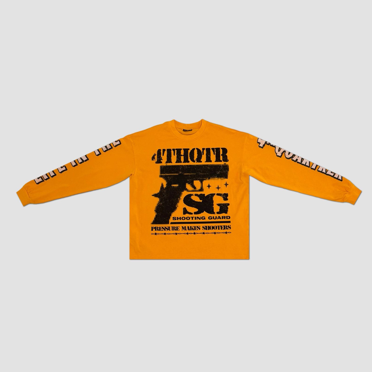 "SHOOTERS" 4TH QTR LONG SLEEVE [ORANGE]