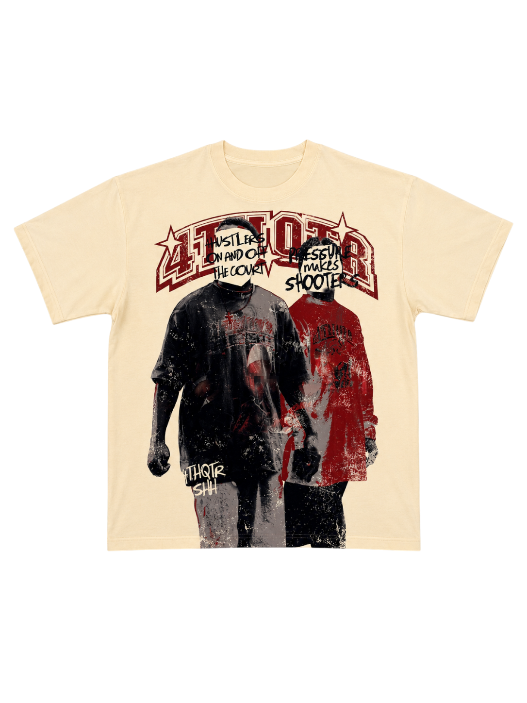 “MENACE” TEE [CREAM]