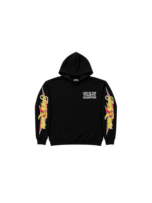 "TRIBAL" 4TH QTR HOODIE [BLACK]