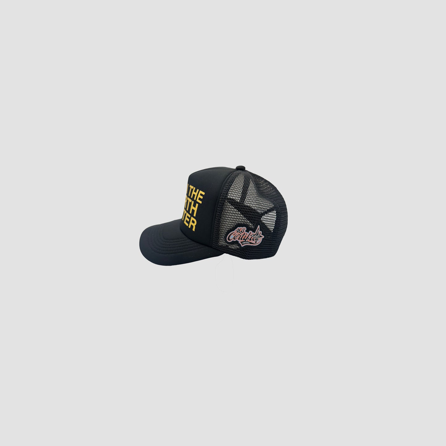 “LIT4” 4TH QTR FOAM CAP [BLACK & YELLOW]