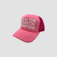 “LIT4” FOAM CAP [PINK & WHITE]