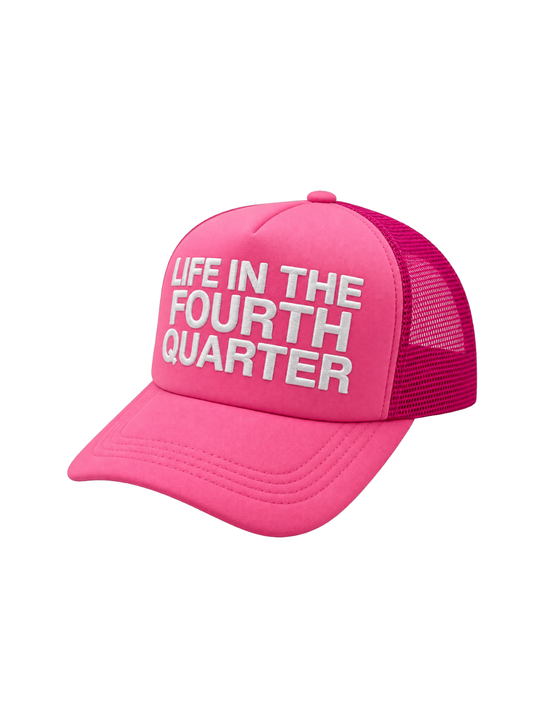 “LIT4” FOAM CAP [PINK & WHITE]