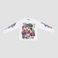 "MASH UP" 4TH QTR LONG SLEEVE [WHITE]  *PRE-ORDER*