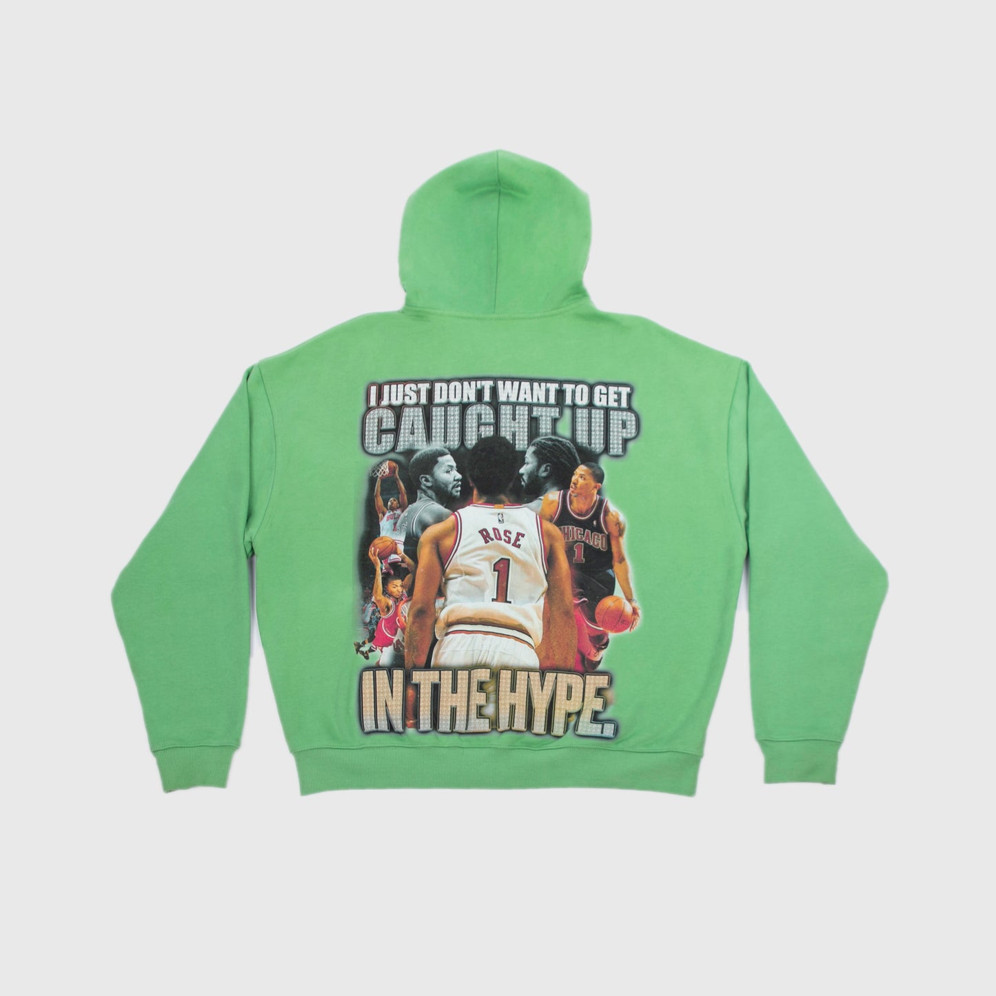 "D ROSE" 4TH QTR PRESSURE HOODIE [LIME GREEN]