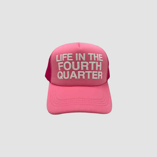 “LIT4” FOAM CAP [PINK & WHITE]