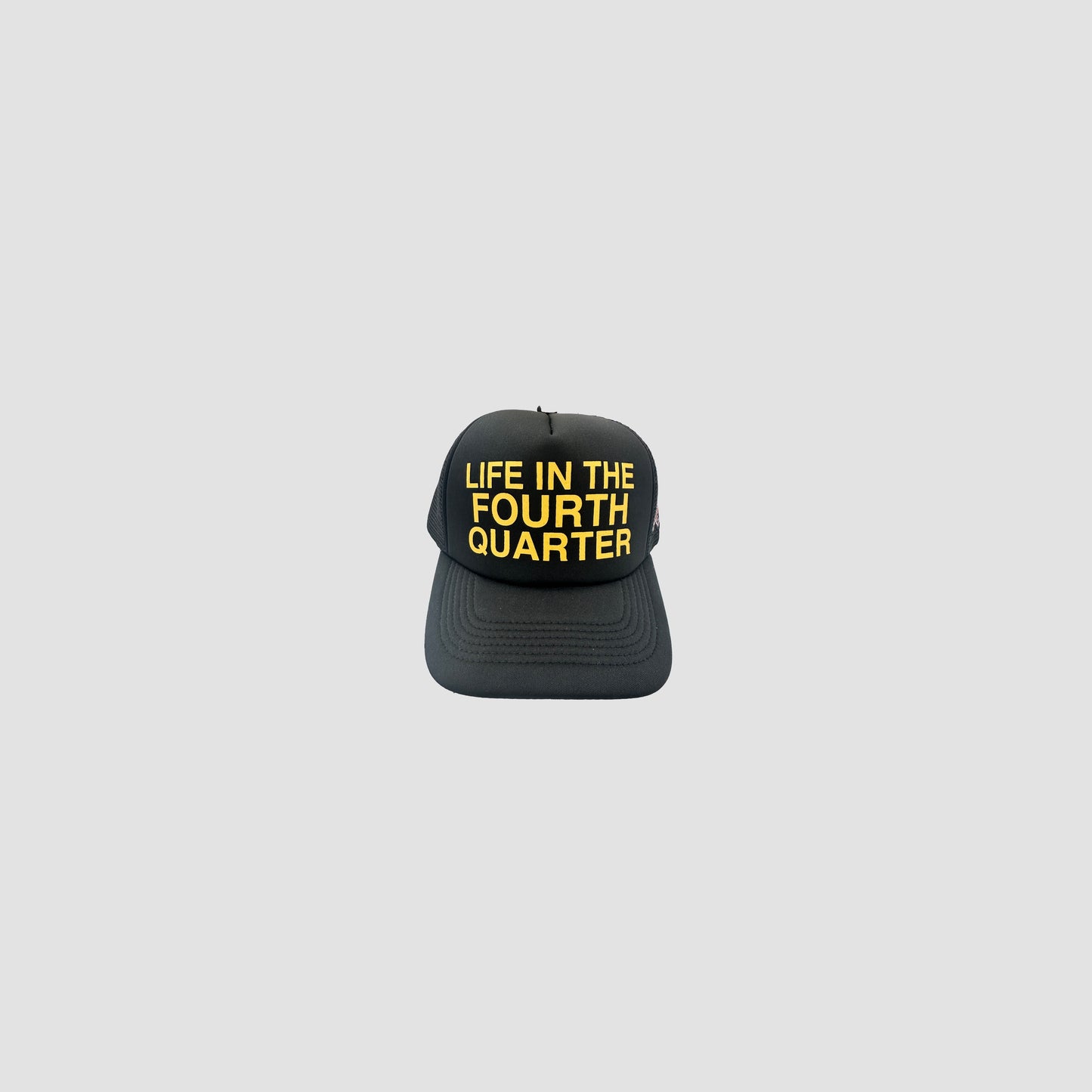 “LIT4” 4TH QTR FOAM CAP [BLACK & YELLOW]