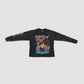 “BRUCE-LEE” LONGSLEEVE [WASHED BLACK]