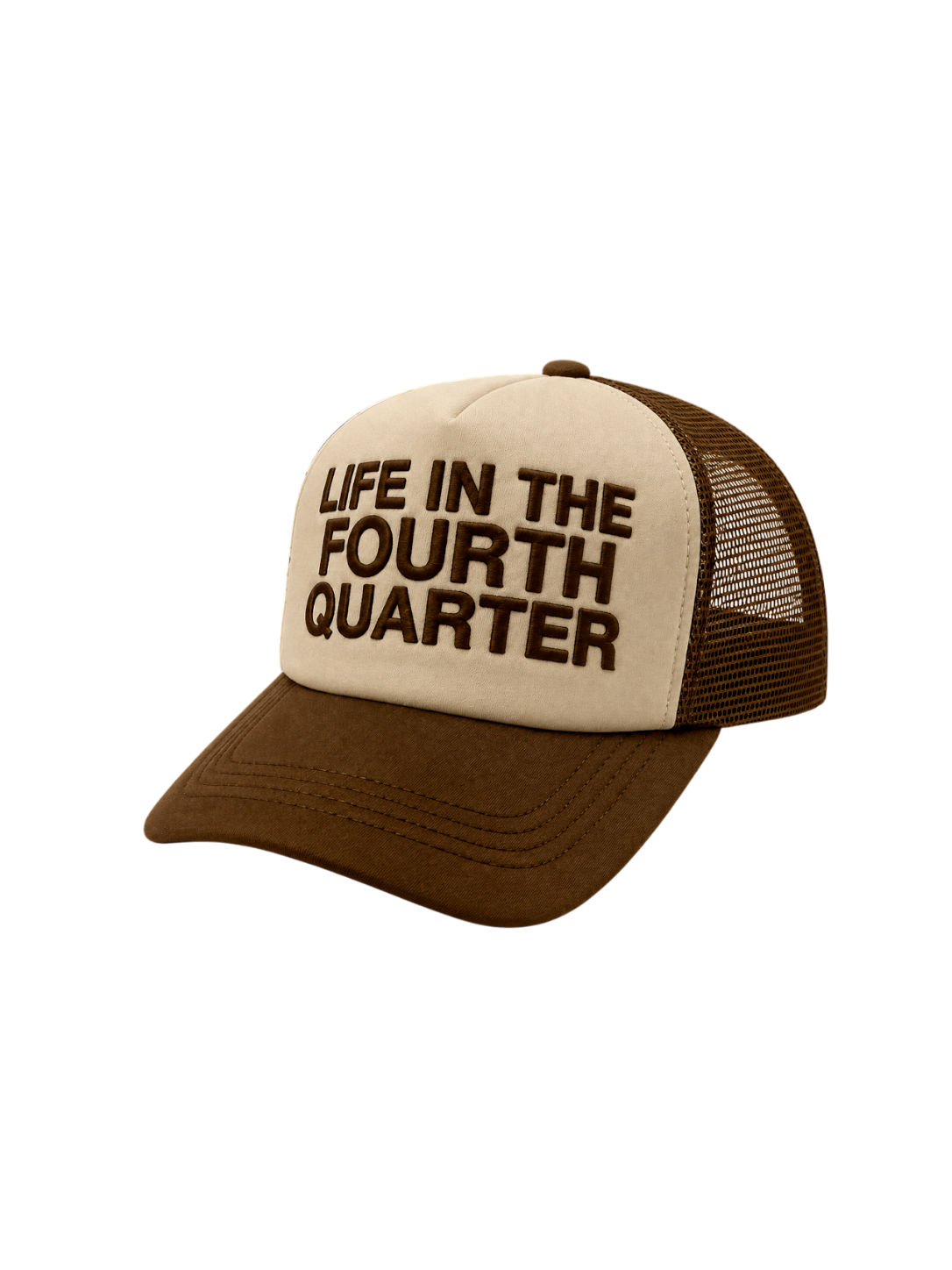 “LIT4” FOAM CAP [COFFEE]
