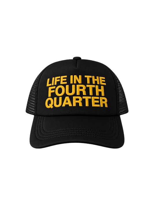 “LIT4” FOAM CAP [BLACK]