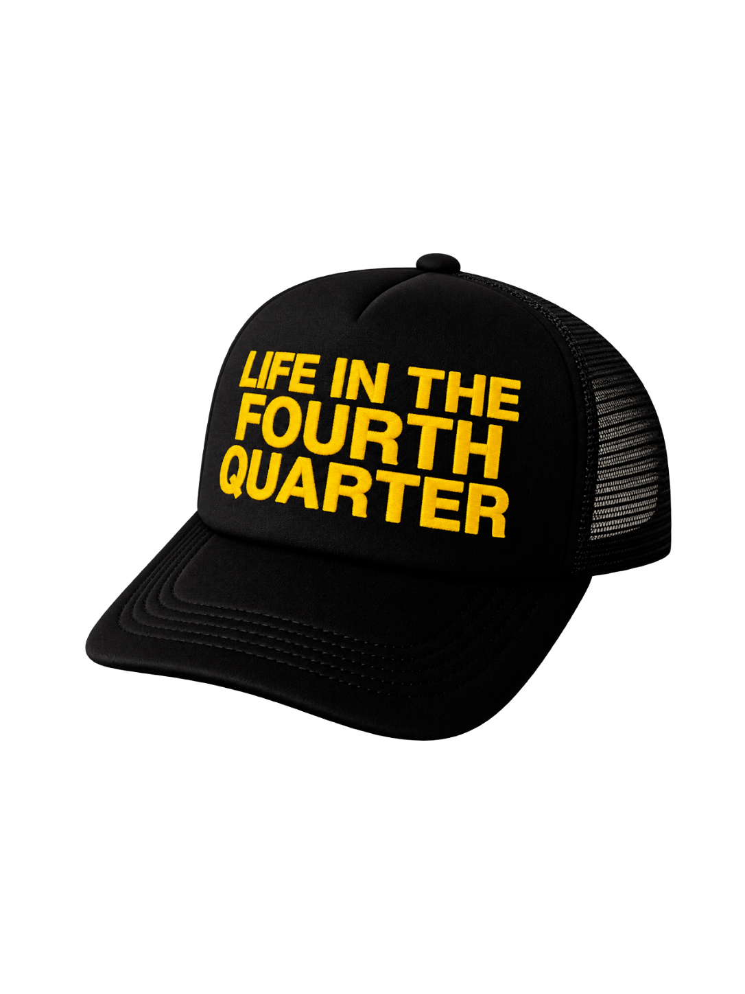“LIT4” FOAM CAP [BLACK]