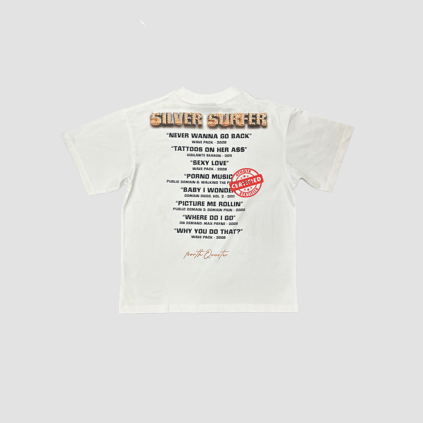 "3 MAX B" 4TH QTR CERTIFIED TEE [WHITE]
