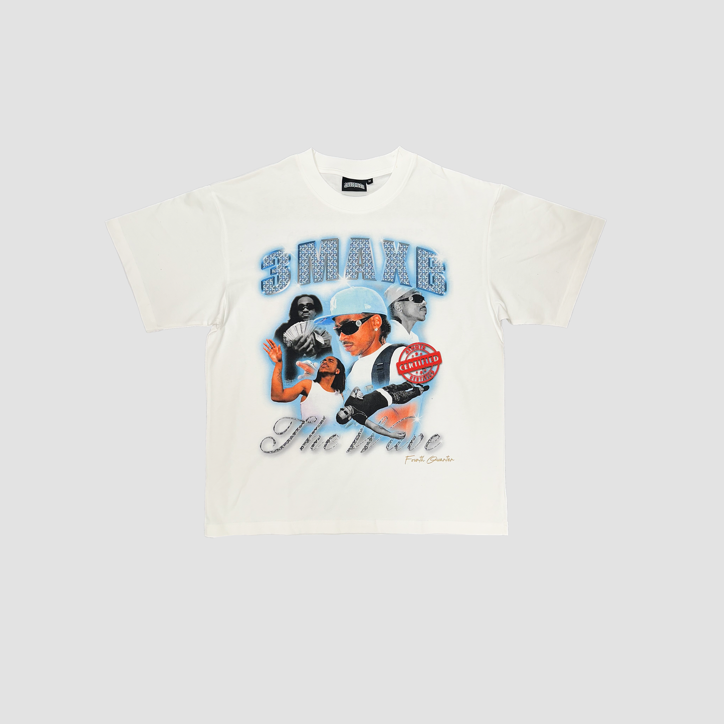 "3 MAX B" 4TH QTR CERTIFIED TEE [WHITE]