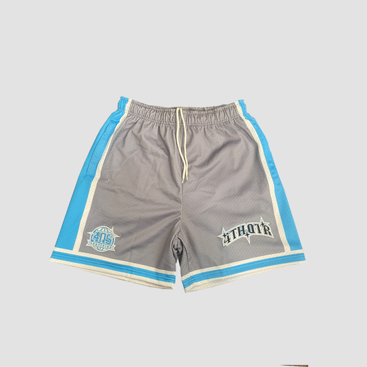 “SILVER SURFER” 4TH QTR SHORTS [BABY  BLUE & GREY]